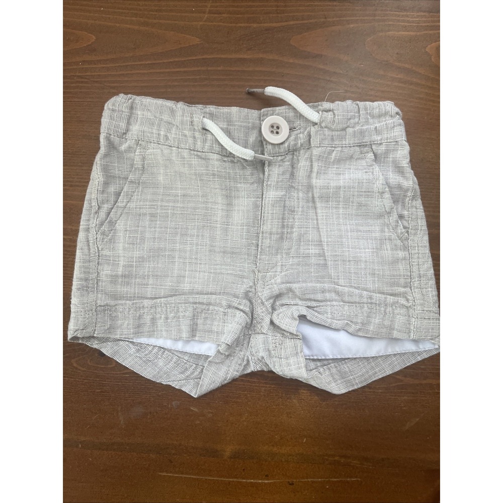 SOVEREIGN CODES KIDS Khaki Drawstring 6M 100% Cotton Shorts